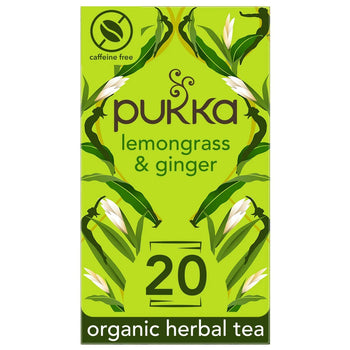 Pukka Lemongrass & Ginger Tea 20 par paquet
