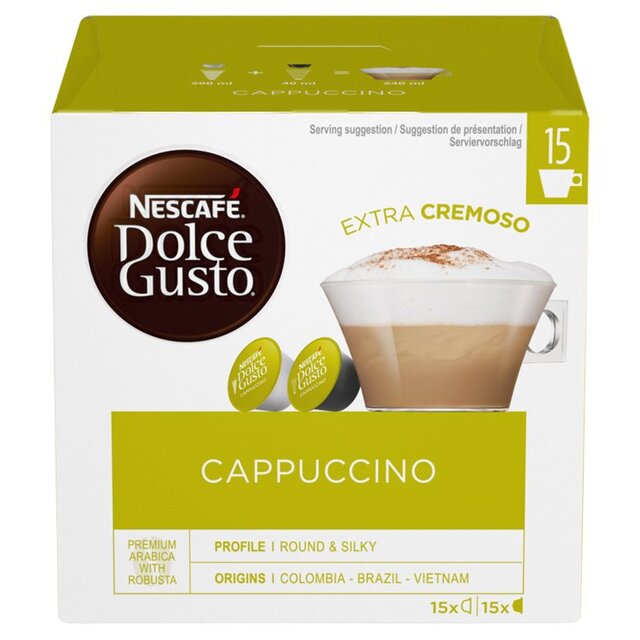 Dolce Gusto Cappuccino 15 par pack