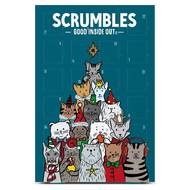 Calendrier de l'avènement de chat de Noël Scrumbles