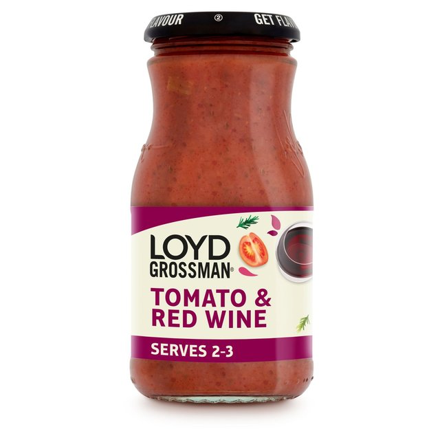 Loyd Grossman Tomato et sauce à vin rouge 350G
