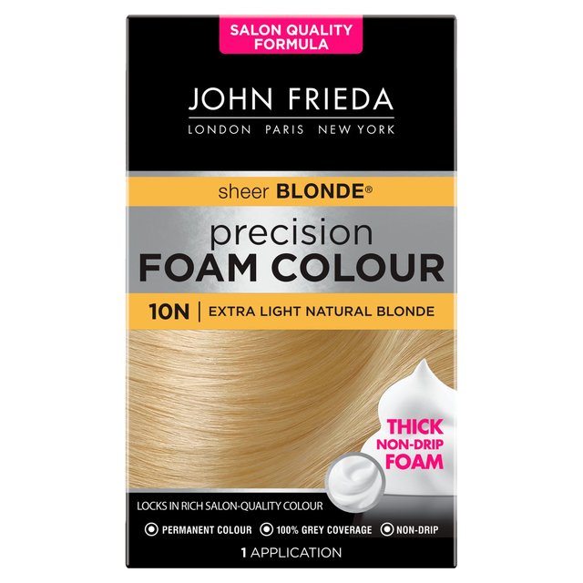 John Frieda Précision mousse couleur coiffure colorant extra léger naturel blonde 10n