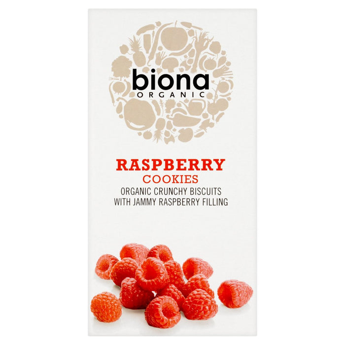 Biona Biologic Raspberry Cookies 175G
