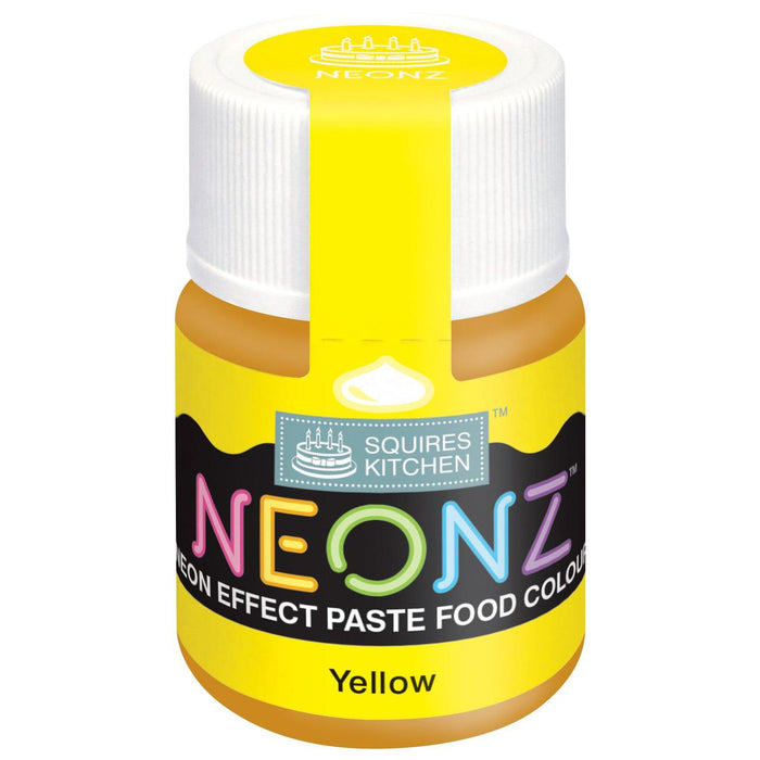Squires Kitchen Neronz Coller Couleur de nourriture jaune 20g