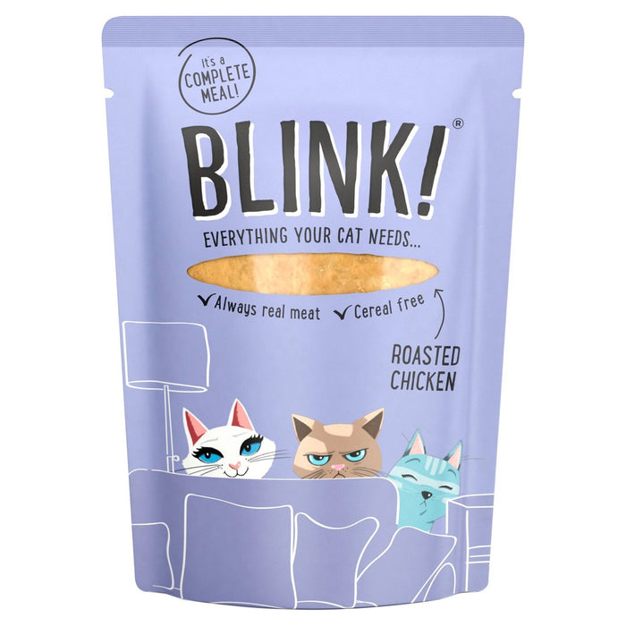 Blink Chicken Fillets Wet Cat Food Pouch 85g