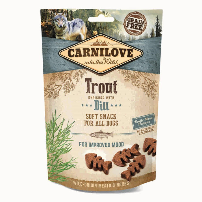 Carnilove Trout with Dill Semi Moist Dog Treats 200g