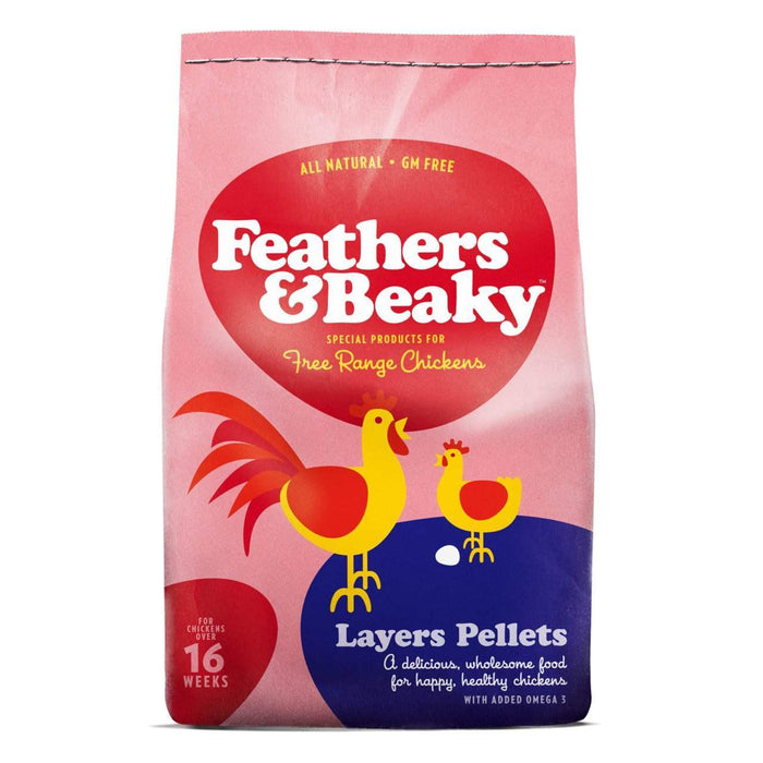 Feathers & Beaky Free Range Layers Pellets 15kg