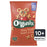 Organix Tomato Noughts & Crosshes Toddler Snack Corn Puffs Multipack 4 X 15G