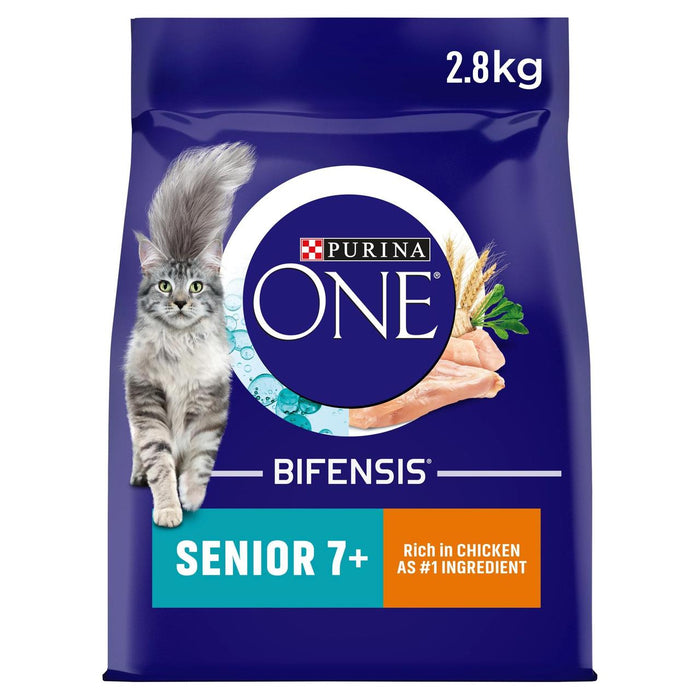 Purina One Senior 7+ Food Cat Food Poulet 2,8 kg