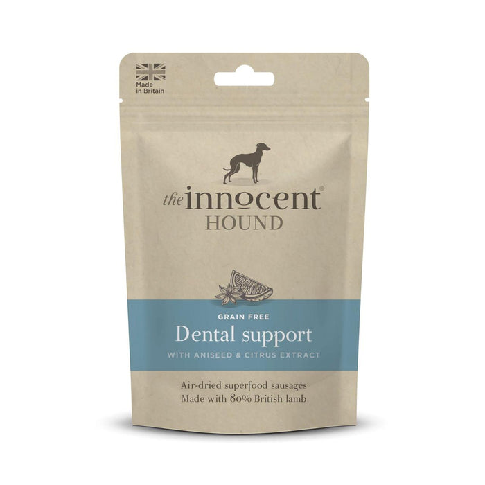 The Innocent Hound Dog Treats, Dental Support Superfood Sausages 500g