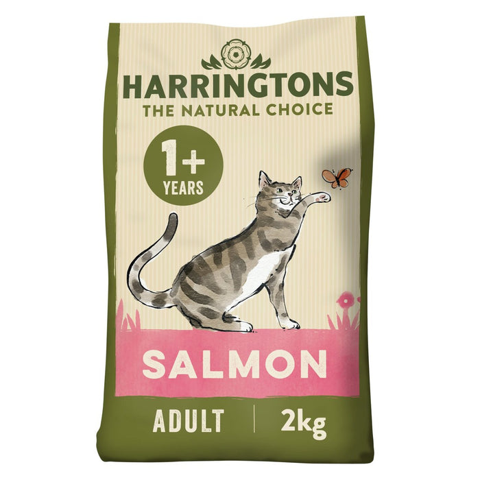 Harringtons Aliments pour chats à saumon adulte complet 2kg
