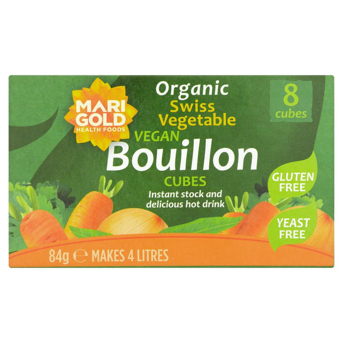 Marigold Organic Levure Free Bouillon Cube Green 87g